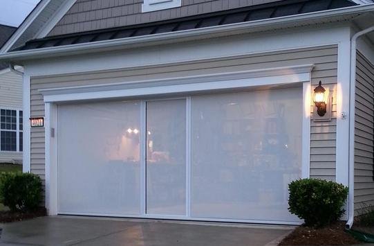 LIfestyle Screens for a garage door - Pro Doors of Florida